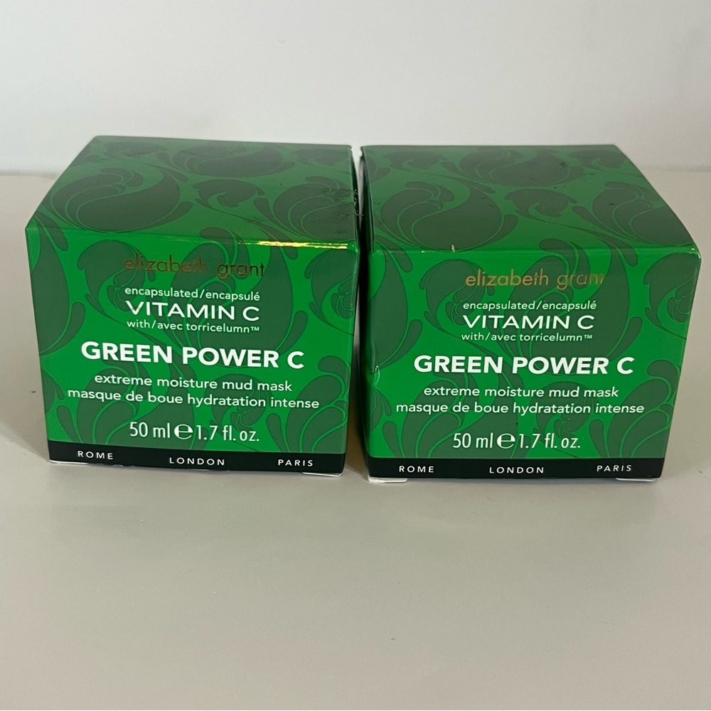 Elizabeth Grant Green Power C Extreme Moisture Mud Mask 2 pack 50 ml/1.7 fl. oz.